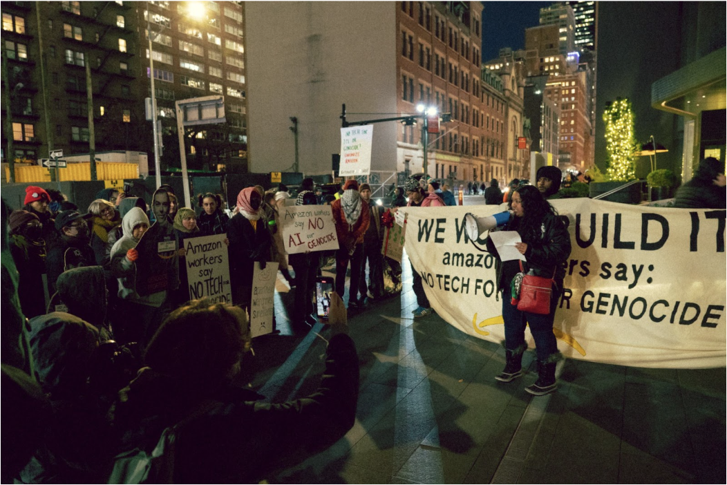 Hundreds Of Activists Across 6 Cities Rallied To Demand Amazon Drop Contracts With ICE